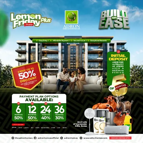 adron homes lemon friday promo