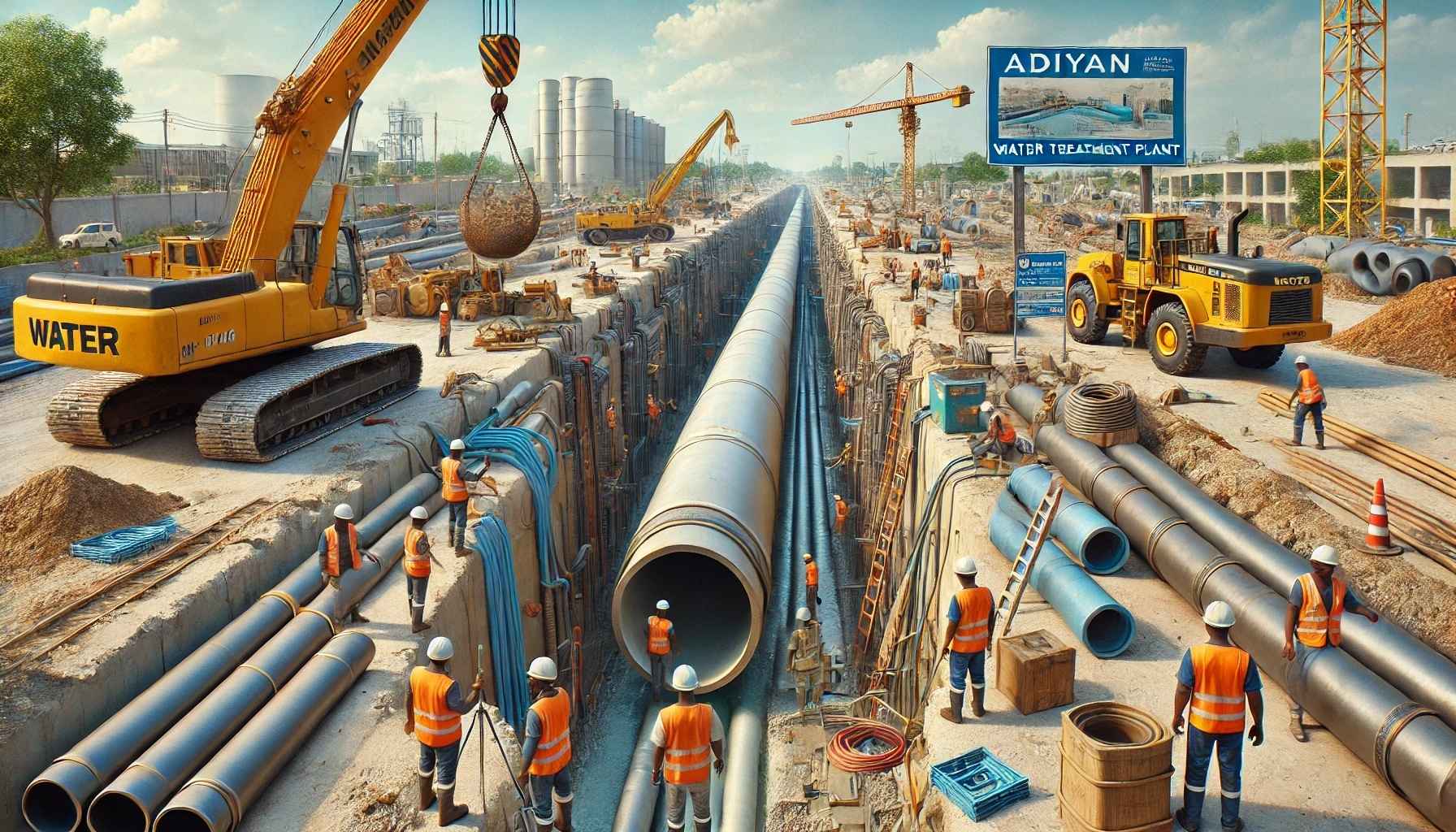 Lagos Begins 8.1km Pipeline Project to Boost Clean Water Supply