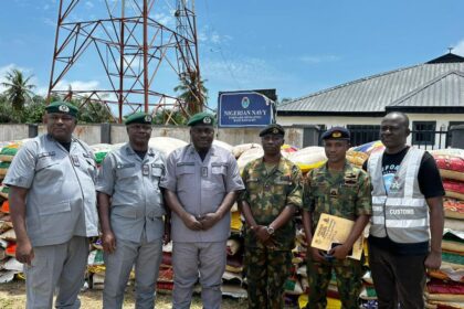 Nigerian Navy Disrupts Smuggling Route: Intercepts Rice Shipment on Badagry Waterways