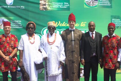 CSR: Nigerian Breweries Commissions 2-Ton Cassava Processing Plant in Awo-Omamma