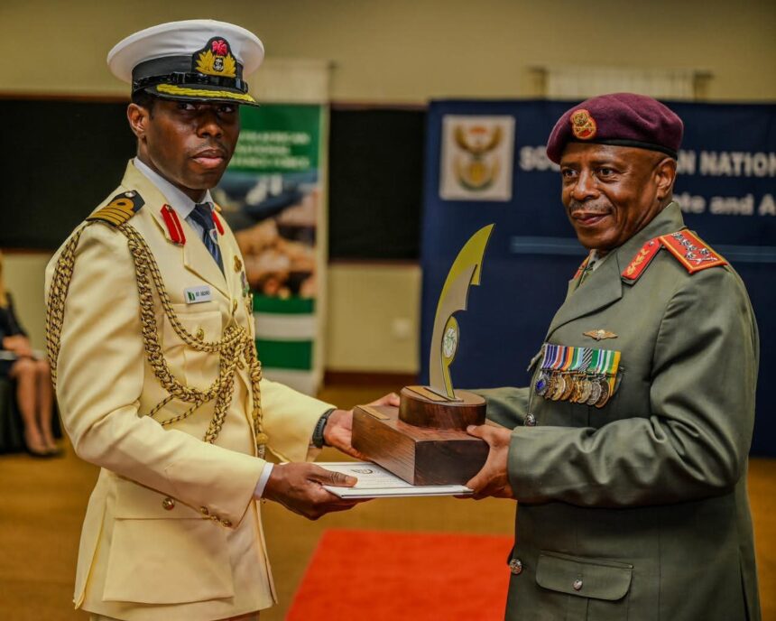 Captain Akano Puts Nigeria in the Spotlight, Wins Best Overall Student in South Africa’s Elite Defence Programme