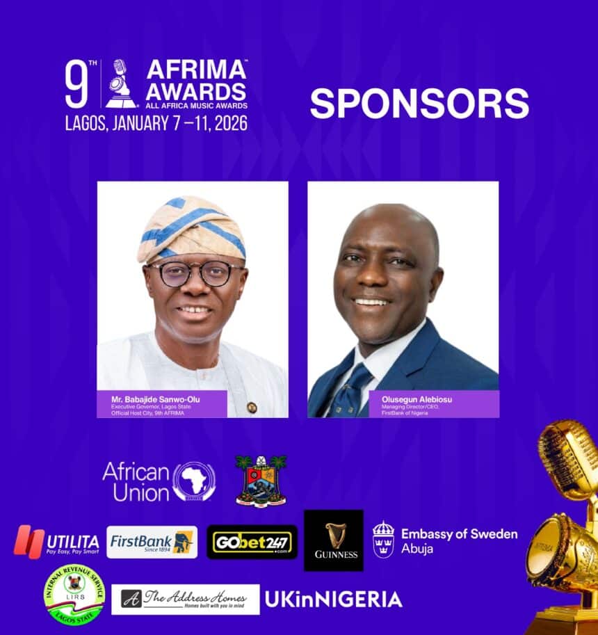 Lagos, FirstBank, Guinness Lead 9th AFRIMA Sponsors