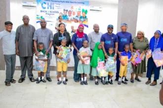 CHI Donates Learning Materials, Conducts TB Screening for over 100 Shomolu Pupils