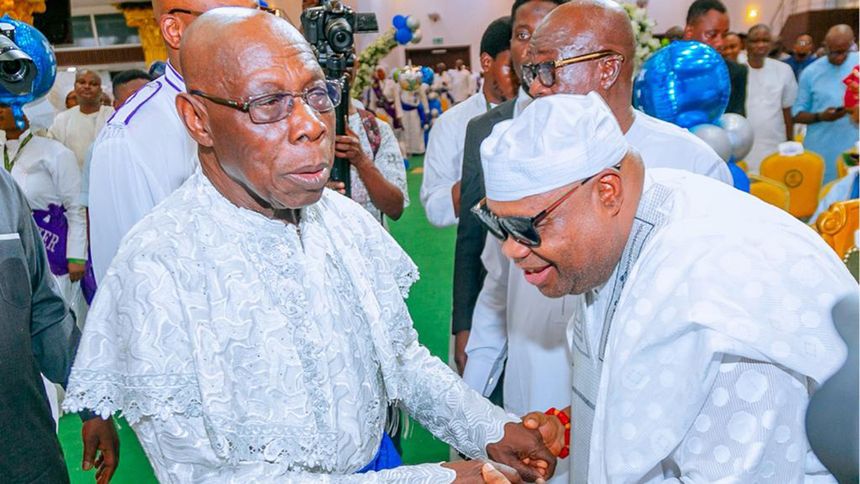 Obasanjo Urges Re-elected Adeleke to Sustain Good Governance in Osun
