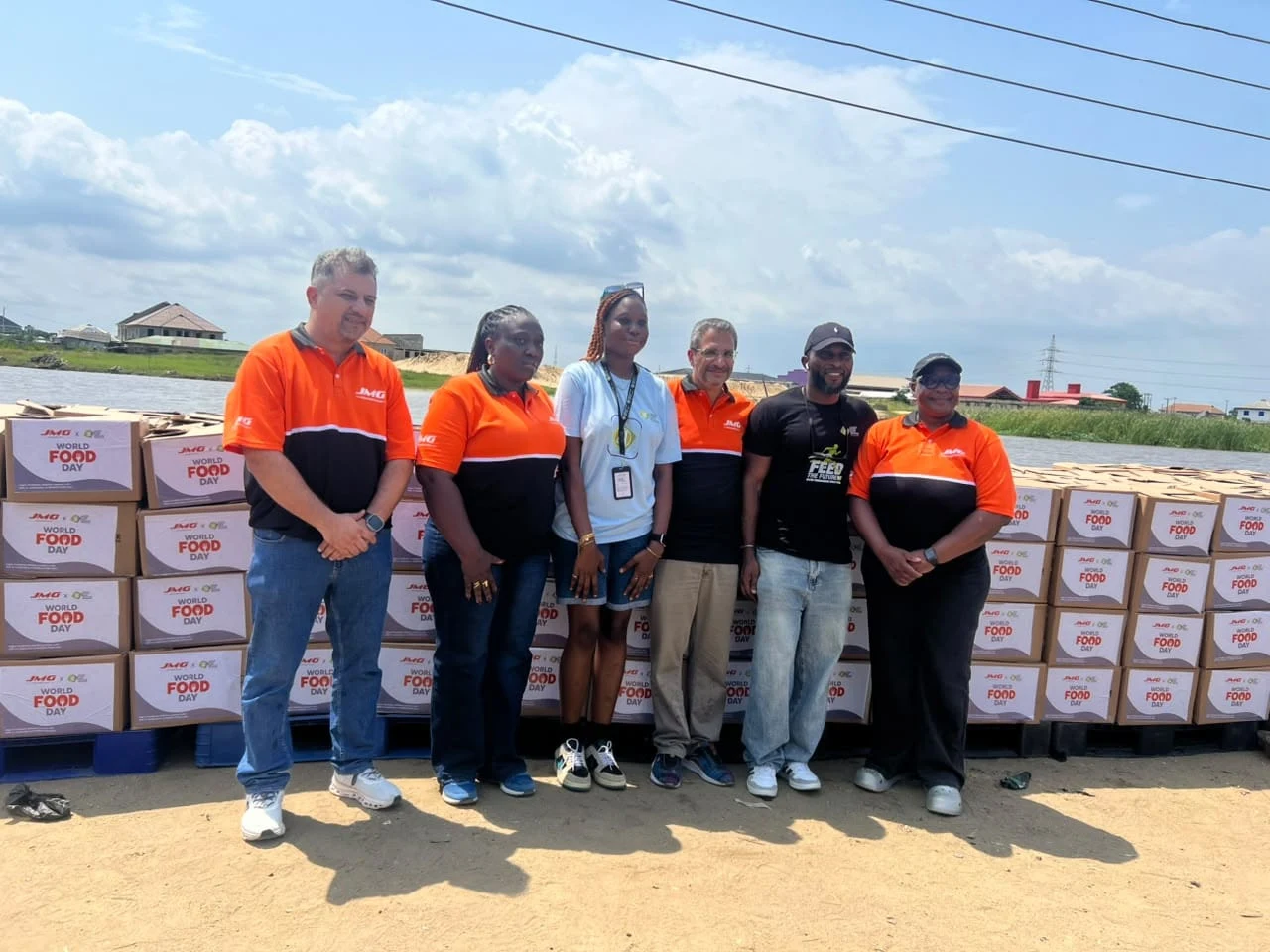 JMG Feeds Over 400 Households in Lagos