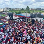 Young supporters at APC rally in Kaduna ahead of 2027 elections